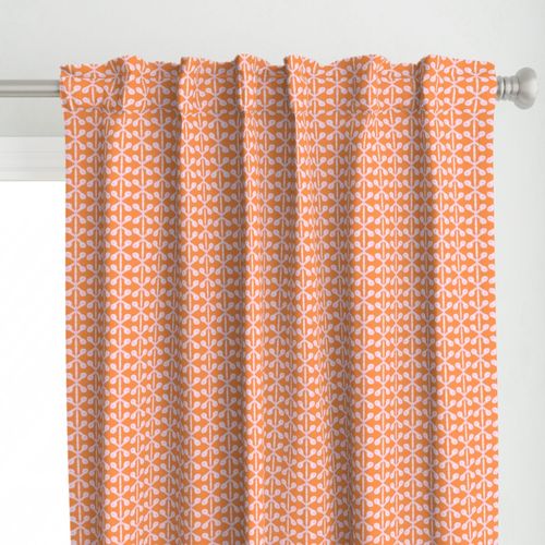 Mini Jacks Tangerine Fabric