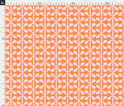 Jacks Tangerine Fabric