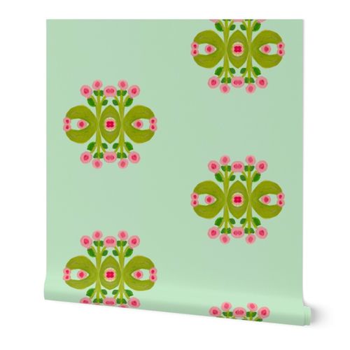 Lily Pad Mint Wallpaper