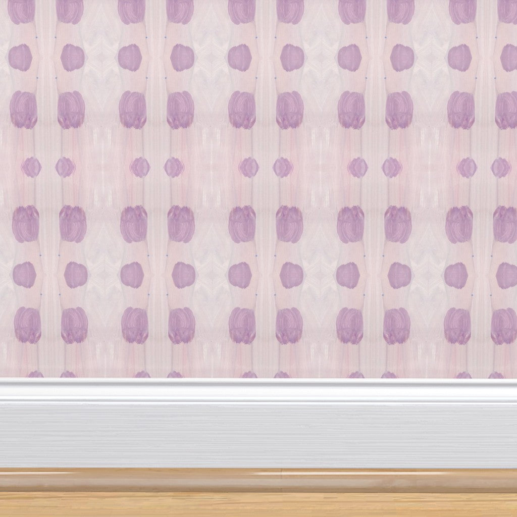 Purple Polka Wallpaper