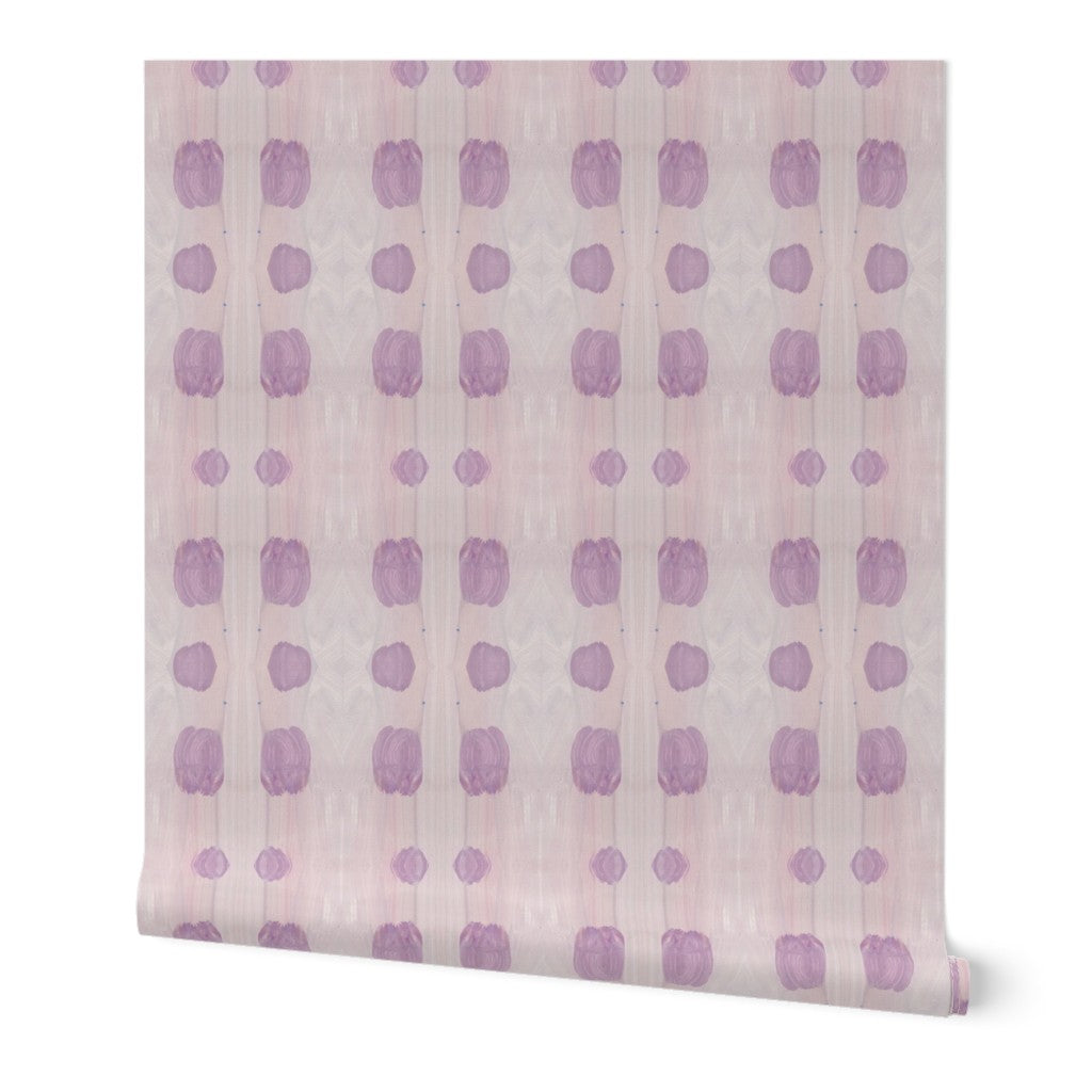 Purple Polka Wallpaper